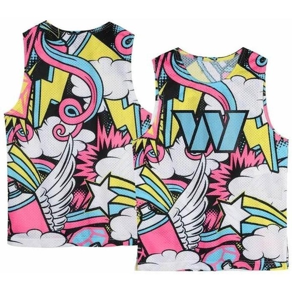 NFL Other - Youth NFL Washington Commanders Mesh Pop Culture Tank‎ Top Large(14/16) NWT